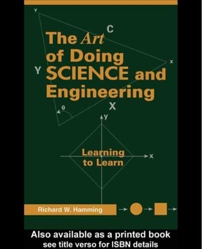 Art of Doing Science and Engineering