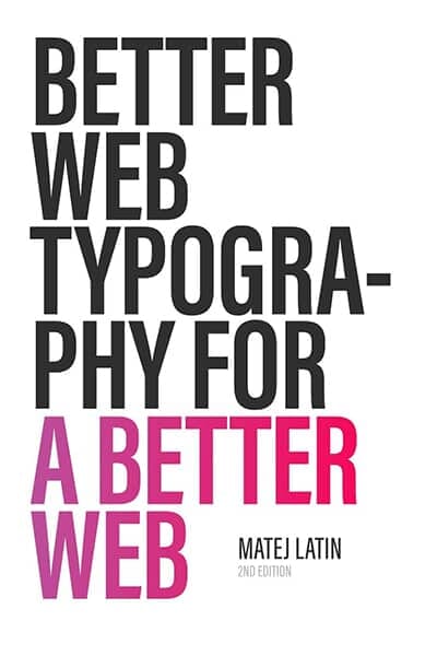 Better Web Typography for a Better Web