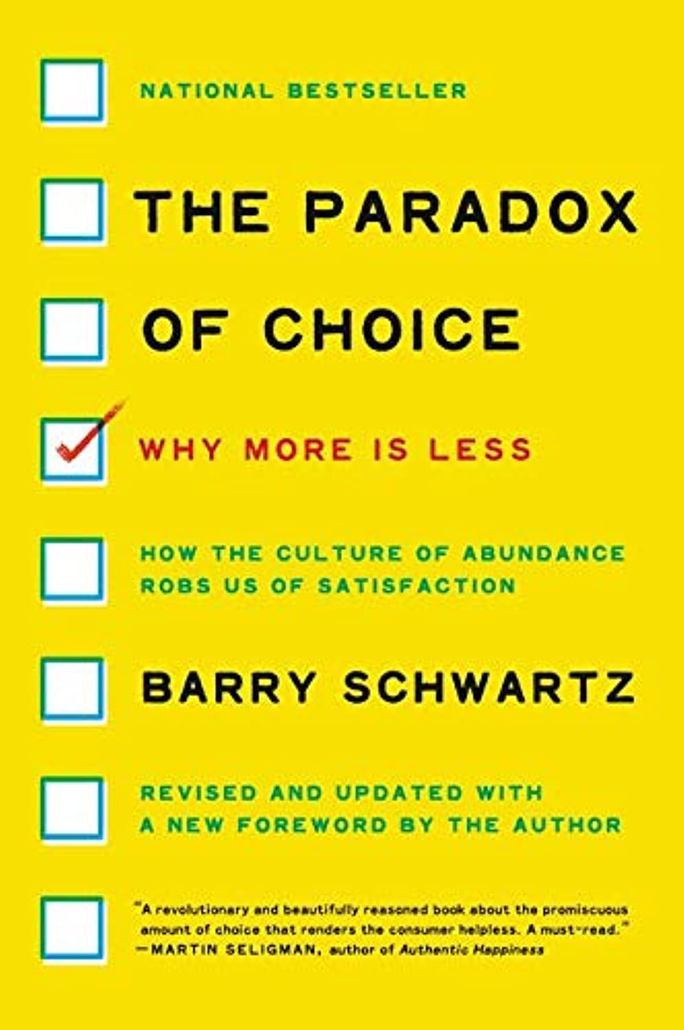 The Paradox of Choice