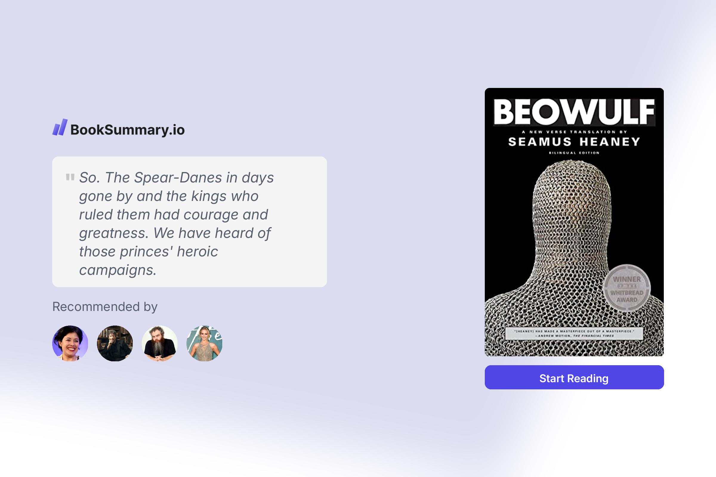 Beowulf Book Summary