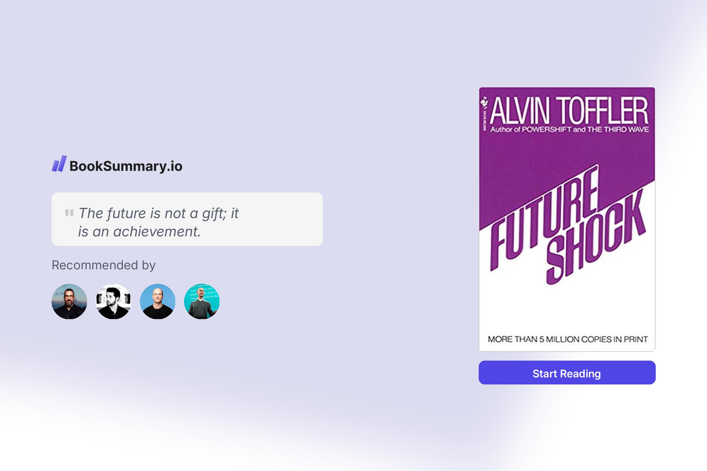 Future Shock Book Summary