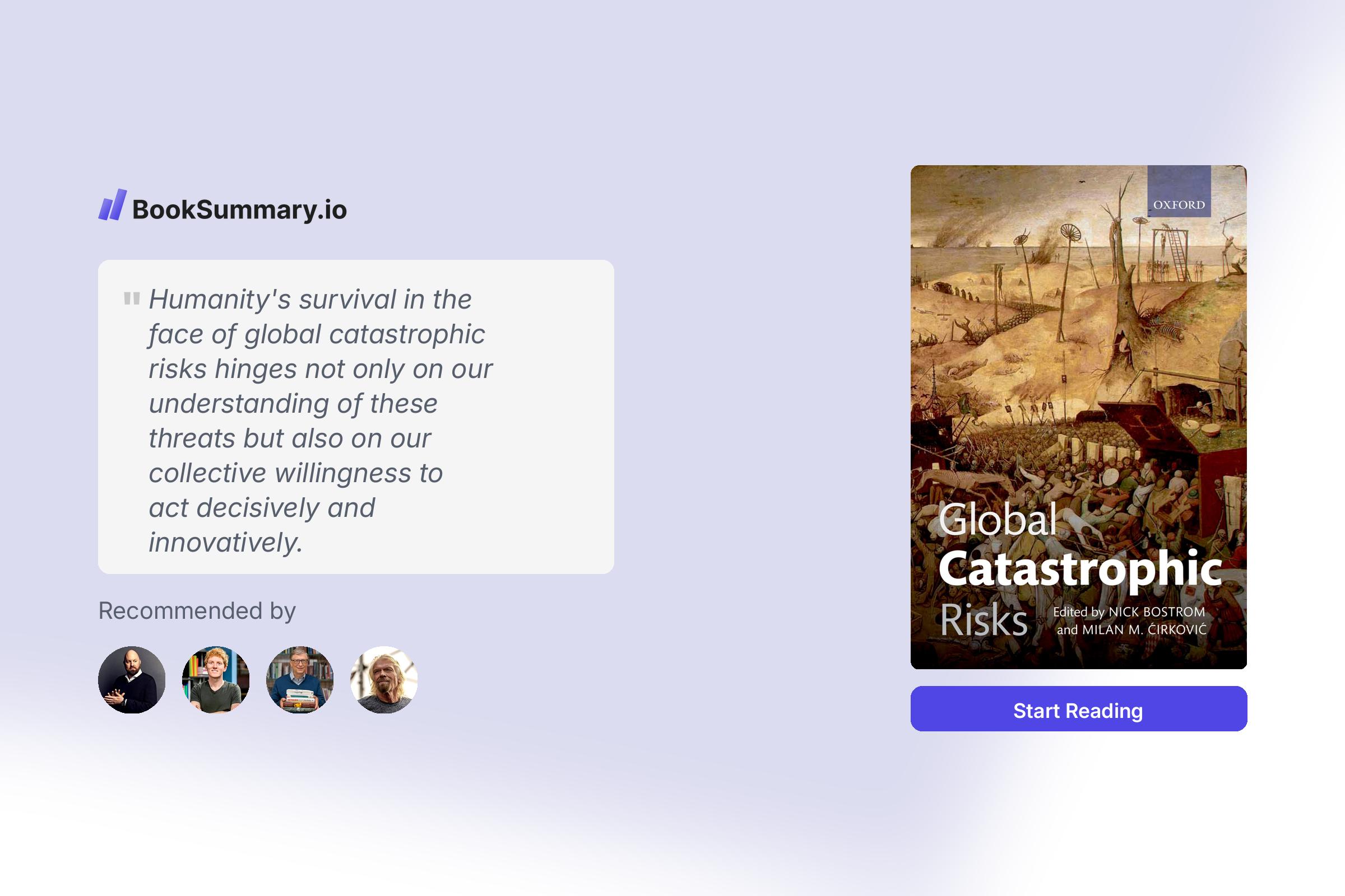 Global Catastrophic Risks Book Summary