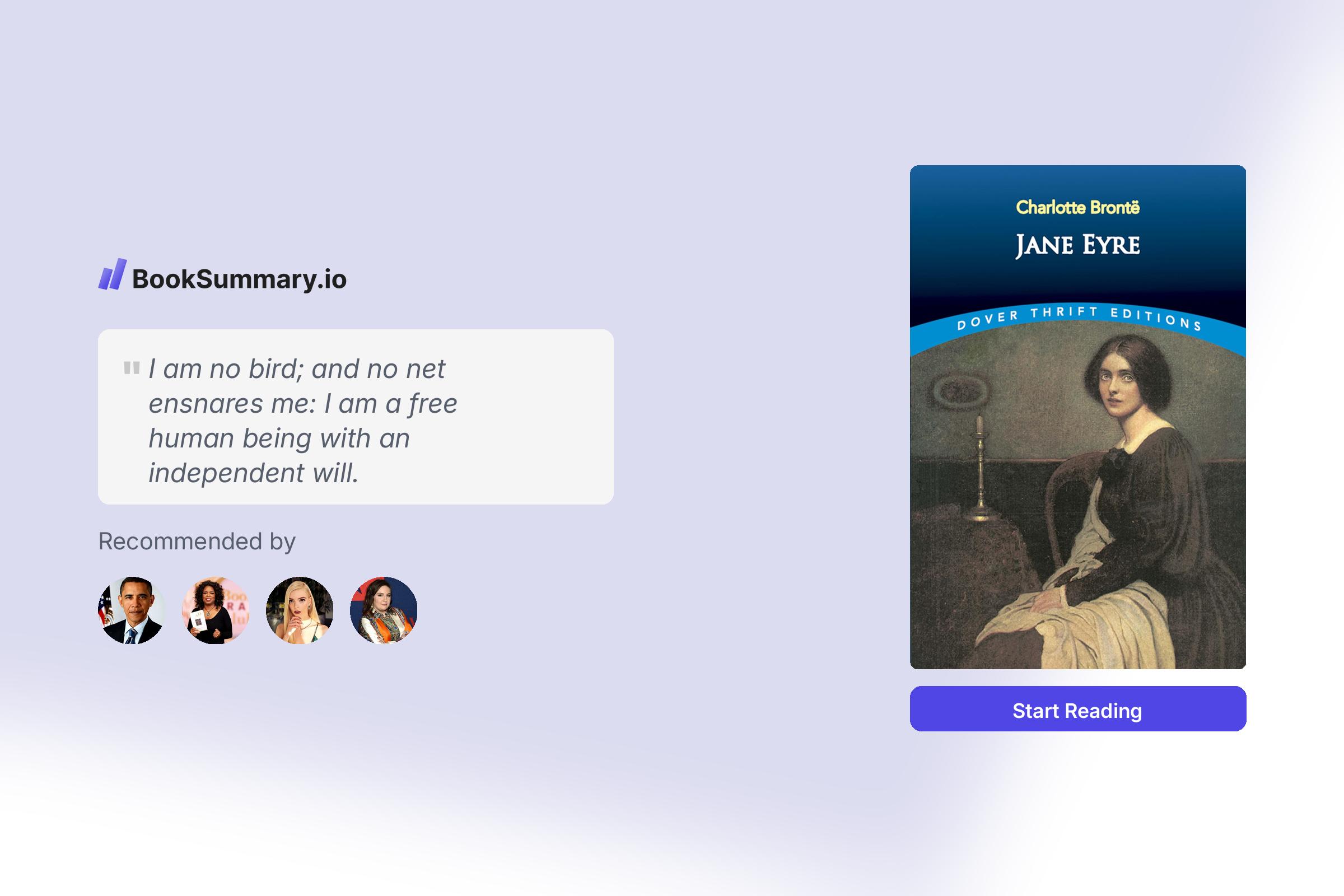 Jane Eyre Book Summary