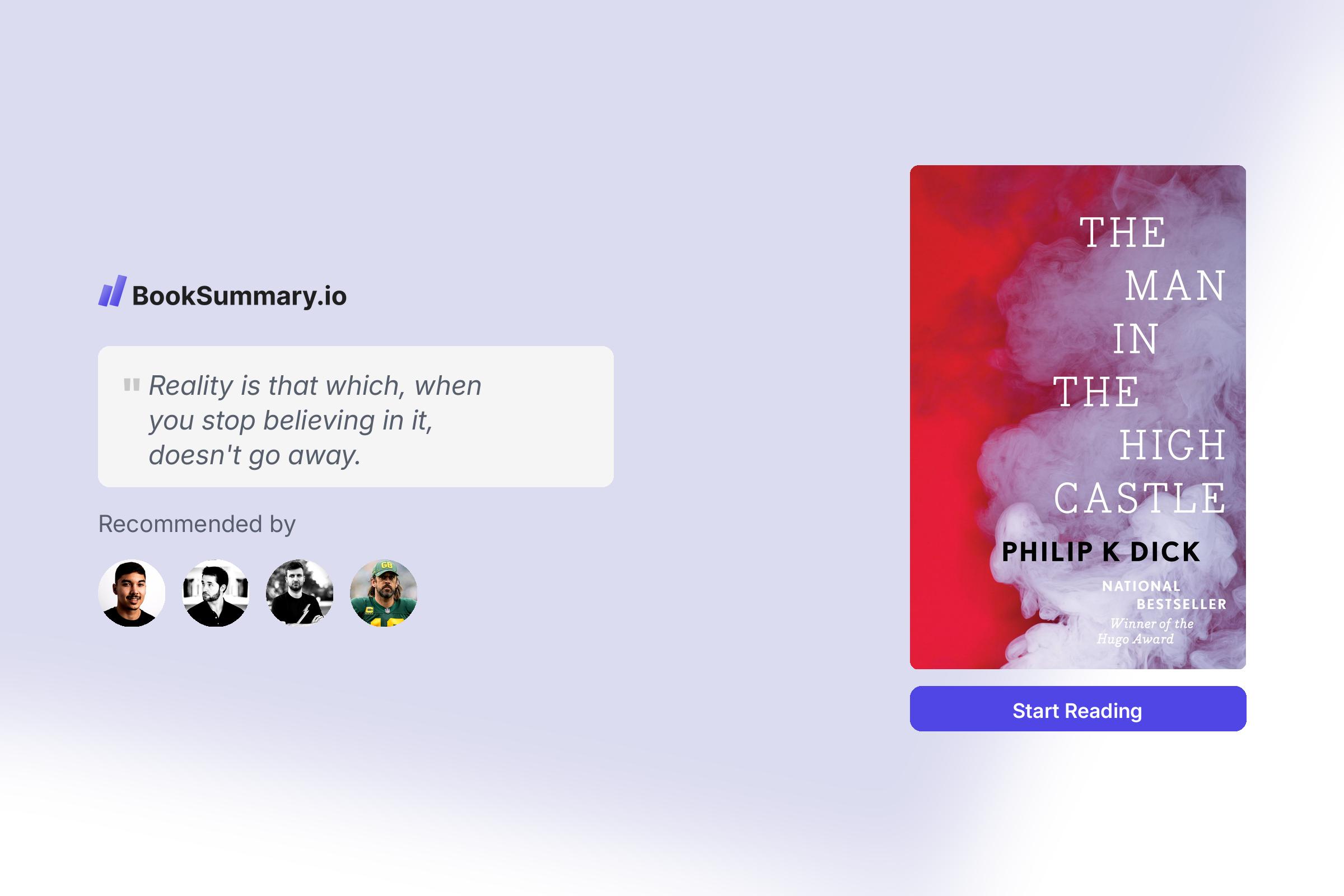 The Man in the High Castle Book Summary